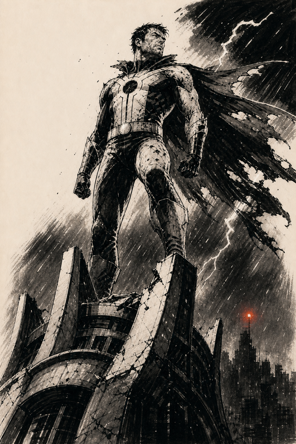 The Public Man Cosmic superhero comic artwork