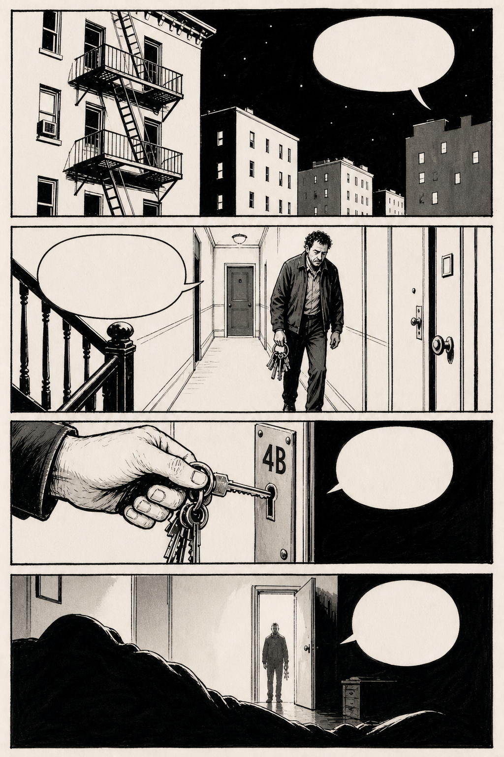 Night Rent comic artwork